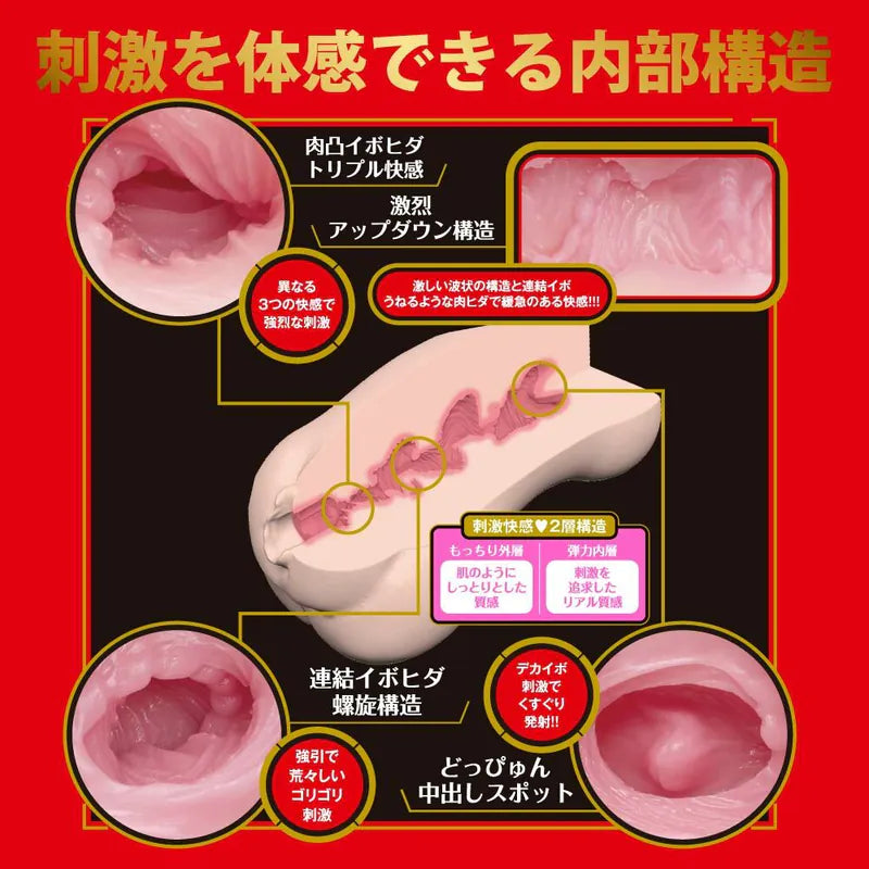 EXE Japanese Real Hole 激 新ありな 新有菜 |NO.1AV女優1:1真人倒模|刺激飛機杯 - Luvlab