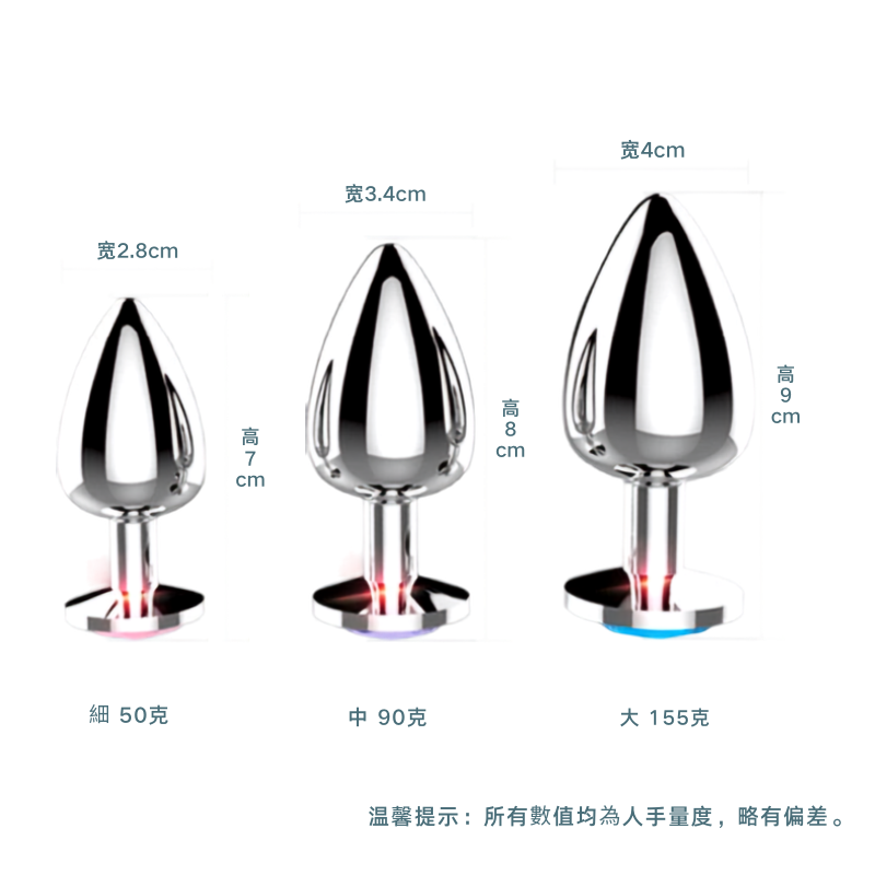 Luvlab｜歐美高質感金屬寶石肛塞｜男女適用後庭擴張器 SM入門/外出情趣玩具 - Luvlab