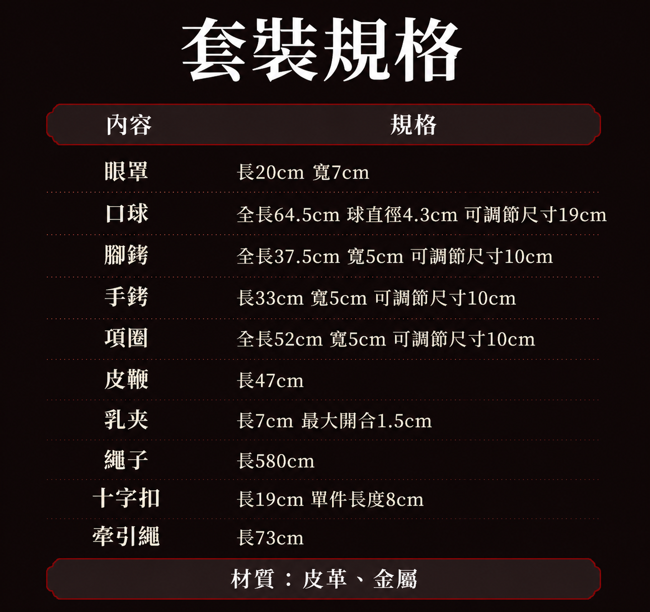 2026 JIUUY 頂級SM情趣捆綁乳夾調教套裝｜高品質10件套 - Luvlab