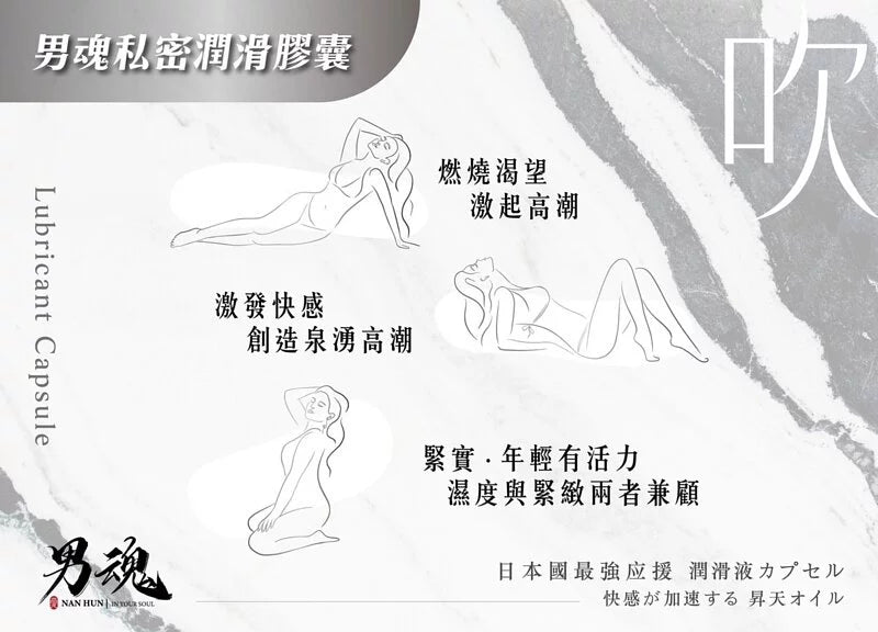 男魂 女用私密潤滑膠囊 - 「吹」 強烈愉悅 - Luvlab
