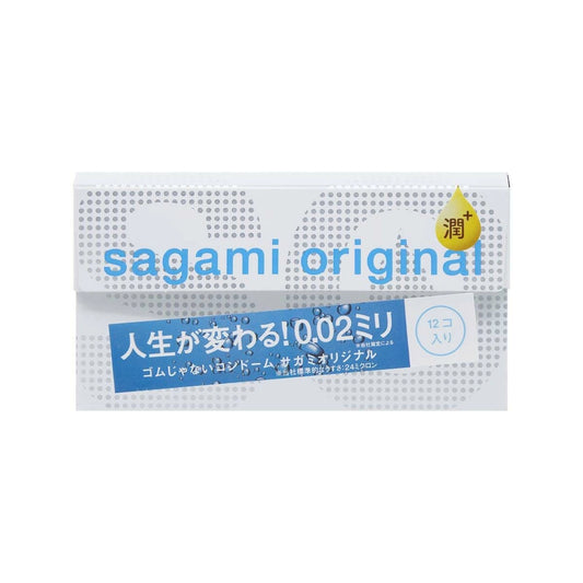 相模Original  0.02 極潤 (第二代) PU 安全套 12 片裝