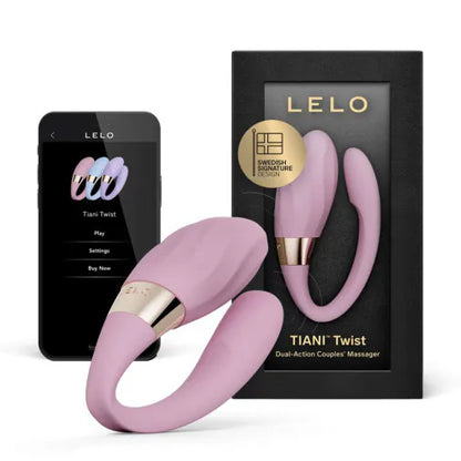 LELO TIANI™ Twist 雙動式情侶共震按摩器｜手機 APP 遠端遙控可扭轉調節款｜多色可選