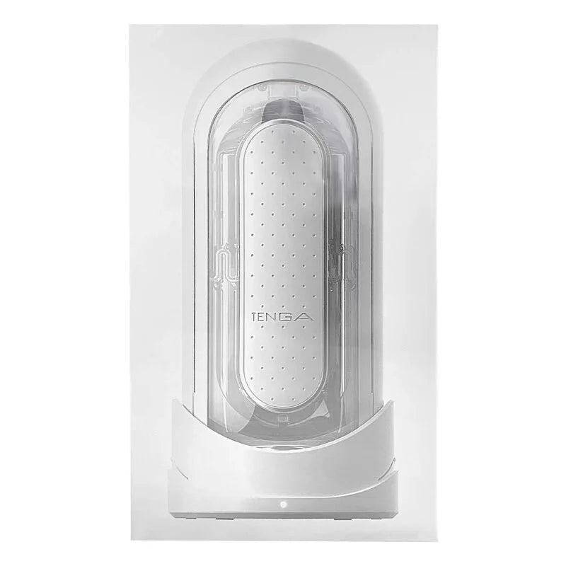 TENGA FLIP 0 (ZERO) 白色電動版飛機杯 (雙重內鑲式震動引擎）