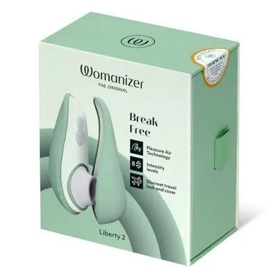 Womanizer Liberty 2 輕巧陰蒂高潮吸啜器｜升級版空氣脈衝智慧感應旅行款 - Luvlab