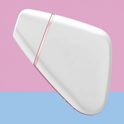 Satisfyer Love Triangle 智慧吸吮震動器｜CES得獎手機APP遙控便攜款（白色） - Luvlab