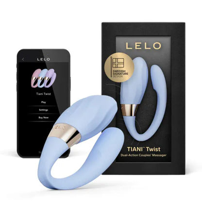 LELO TIANI™ Twist 雙動式情侶共震按摩器｜手機 APP 遠端遙控可扭轉調節款｜多色可選