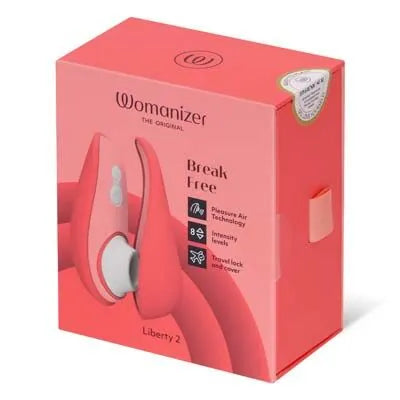 Womanizer Liberty 2 輕巧陰蒂高潮吸啜器｜升級版空氣脈衝智慧感應旅行款 - Luvlab