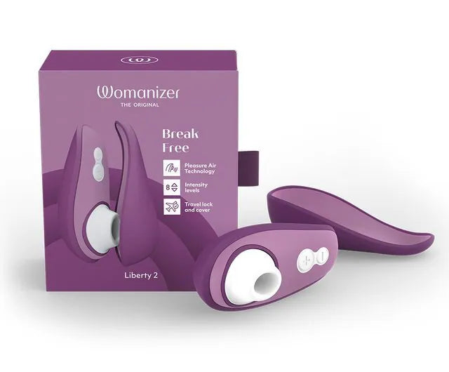 Womanizer Liberty 2 輕巧陰蒂高潮吸啜器｜升級版空氣脈衝智慧感應旅行款 - Luvlab