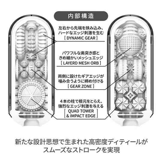 TENGA FLIP 0 重力黑色硬身款飛機杯