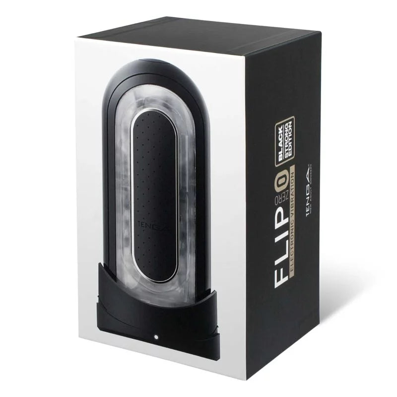 TENGA FLIP 0 (ZERO) 黑色電動版飛機杯｜ 五段強烈高頻震動