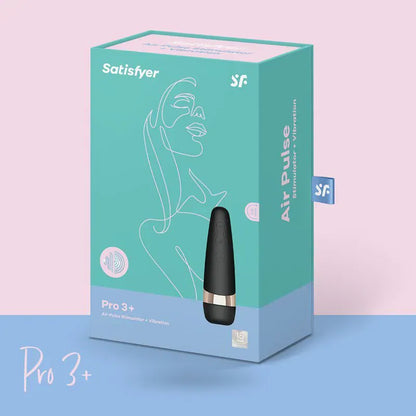 Satisfyer Pro 3 Vibration 吮吸式陰蒂按摩器｜空氣脈衝+震動升級版雙馬達（110種組合） - Luvlab