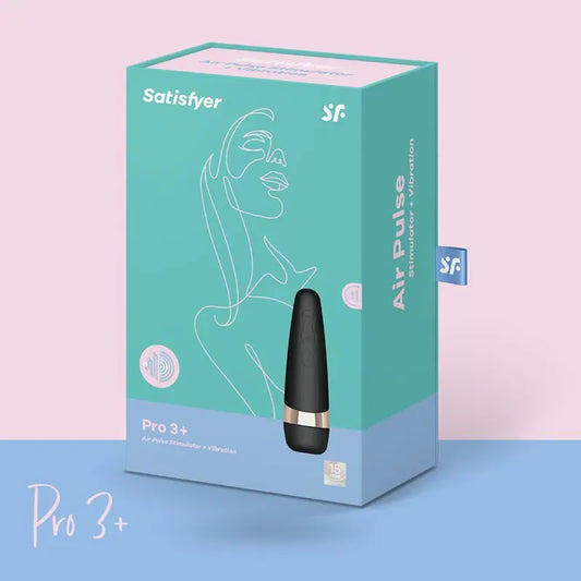 Satisfyer Pro 3 Vibration 吮吸式陰蒂按摩器｜空氣脈衝+震動升級版雙馬達（110種組合） - Luvlab
