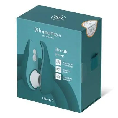 Womanizer Liberty 2 輕巧陰蒂高潮吸啜器｜升級版空氣脈衝智慧感應旅行款 - Luvlab