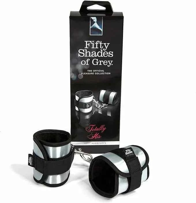 Fifty Shades of Grey  Totally His 柔軟型天鵝絨緞面手銬