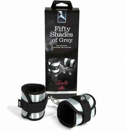 Fifty Shades of Grey  Totally His 柔軟型天鵝絨緞面手銬