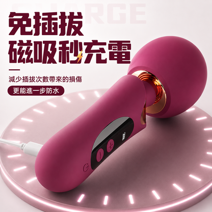 [2026 New Upgrade] JIUUY Elizabeth Smart LCD AV Wand | Large Head Intense Vibration Female Massager | LED Smart Screen | Smart Thermostat | Mid-Range High Value-for-Money