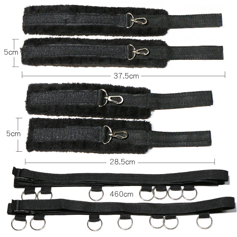 JiuAi SM | 床墊式隱形SM情趣分腿器綁帶 | 情趣分腿器