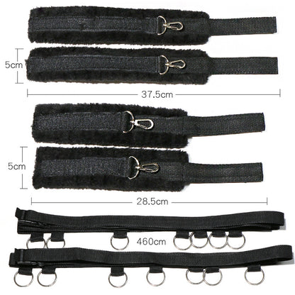 JiuAi SM | 床墊式隱形SM情趣分腿器綁帶 | 情趣分腿器