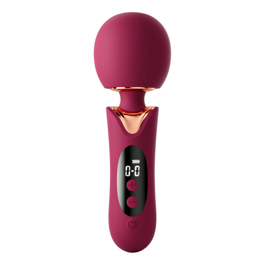 [2026 New Upgrade] JIUUY Elizabeth Smart LCD AV Wand | Large Head Intense Vibration Female Massager | LED Smart Screen | Smart Thermostat | Mid-Range High Value-for-Money