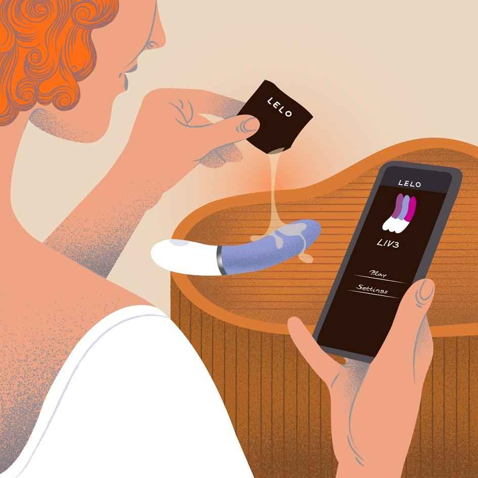 LELO LIV 3 APP G點振動器 粉藍色
