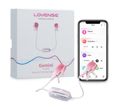 Lovense Gemini APP智能震動乳夾