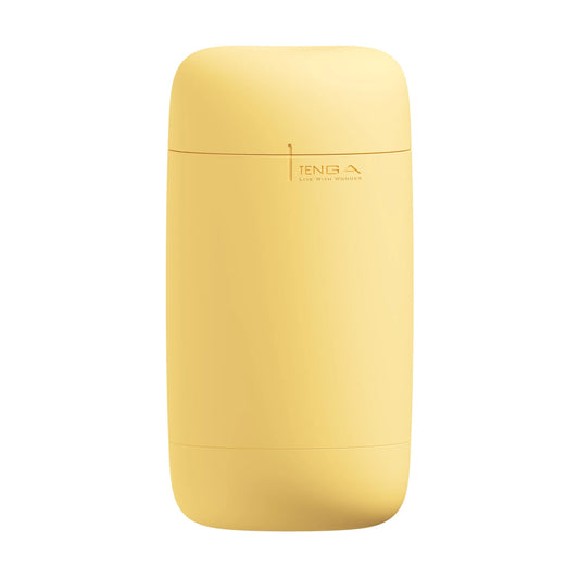 TENGA Puffy Custard Yellow 卡士達黃飛機杯 – 像棉花糖一樣包覆你的終極柔軟體驗 - Luvlab