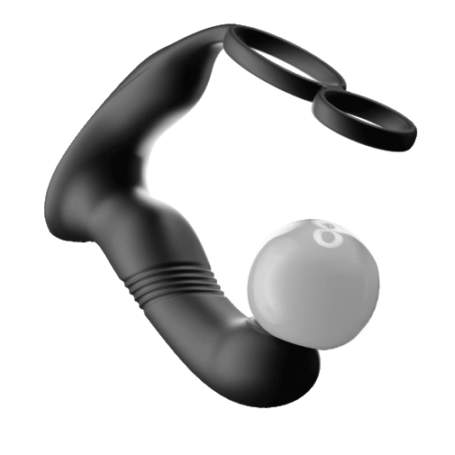 KIKO ThrustingVibe Pro 抽插式前列腺震動按摩器 - 黑色